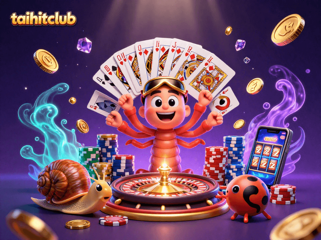 Join the action at taihitclub with a vibrant dealer scene showcasing thrilling card games and big wins!