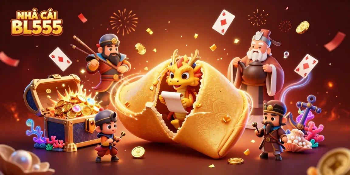 Win big with NHÀ CÁI BL555's vibrant illustrated casino experience.
