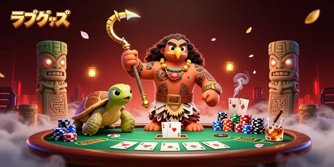 Experience the excitement of ラブグッズ gaming with vibrant poker elements and rich 3D characters!
