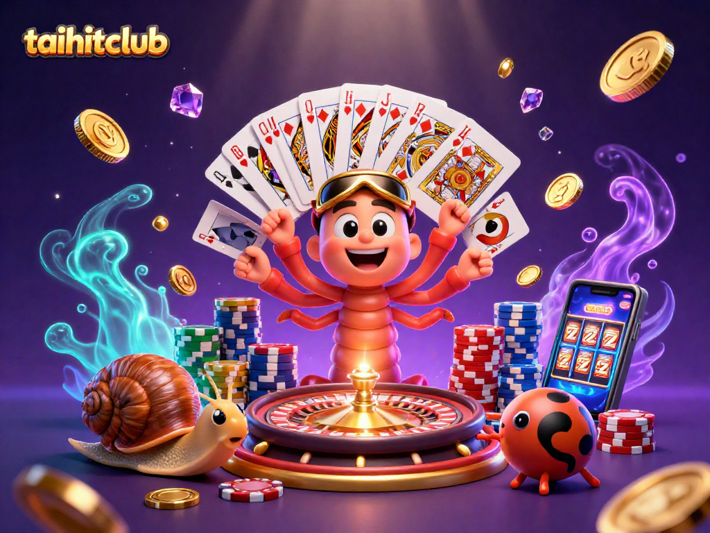 Join the action at taihitclub with a vibrant dealer scene showcasing thrilling card games and big wins!