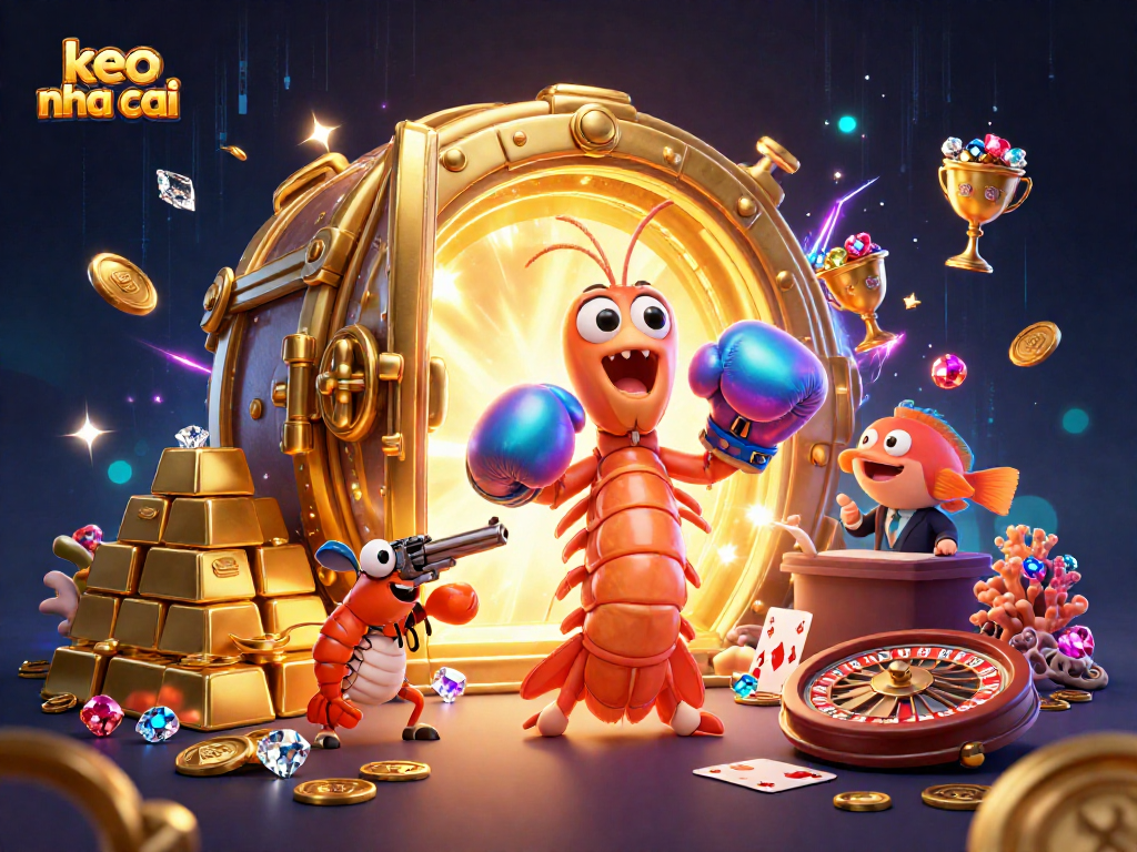 Kick off winning strategies with keo nha cai in a vibrant 3D casino scene featuring defending characters.