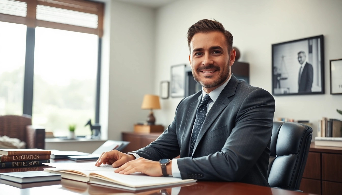 Clearwater truck accident lawyer providing expert legal advice in a professional office environment.