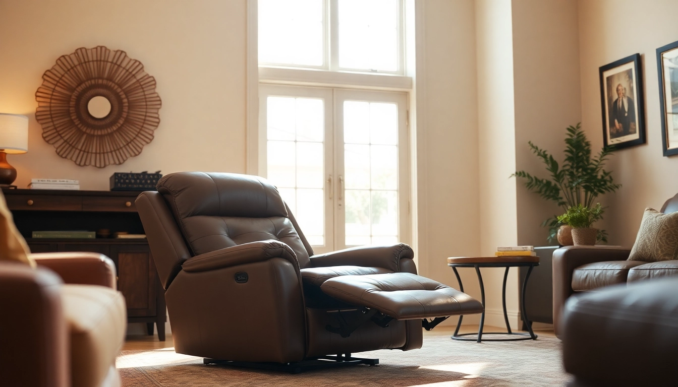 Enhance Comfort and Mobility with a Leather Power Lift Recliner