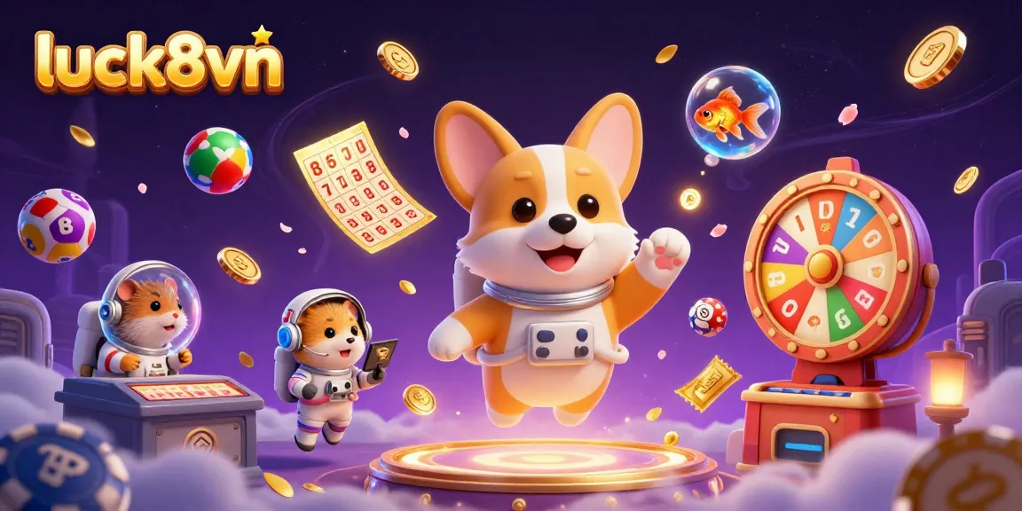 Engage with luck8vn for a vibrant online gaming experience featuring exciting prizes and dynamic lottery visuals.