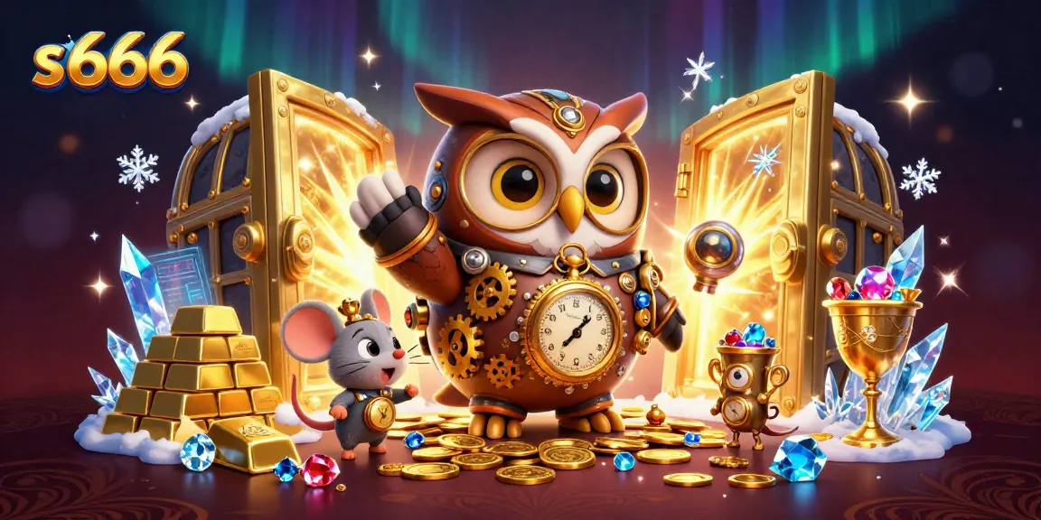 Engage in thrilling gameplay at s 666, showcasing a vibrant casino scene with treasure troves and action-packed elements.