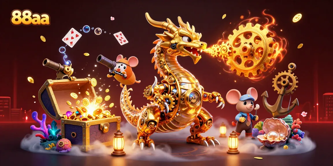 Experience thrilling wins at 88aa with a rich scene of games and treasures.