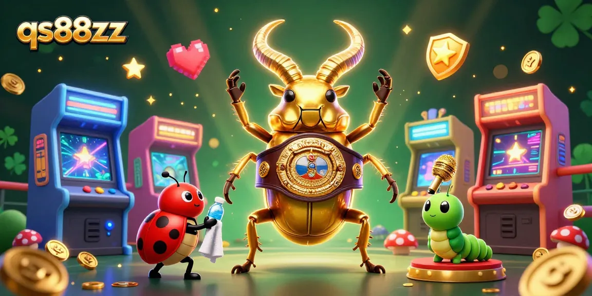 Experience the excitement of qs88zz with vibrant casino elements in a dynamic 3D scene.